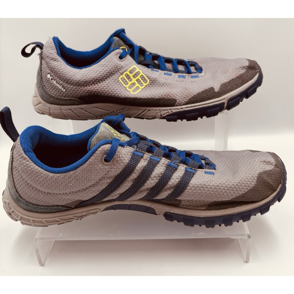 Columbia Womens Size 10 Waterproof Hiking Shoes BL3884-002 Gray Purple READ